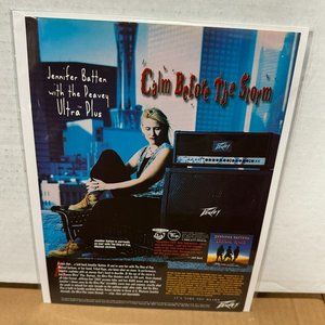 Jennifer Batten - Peavey Amps - 1997 Print Advertisement